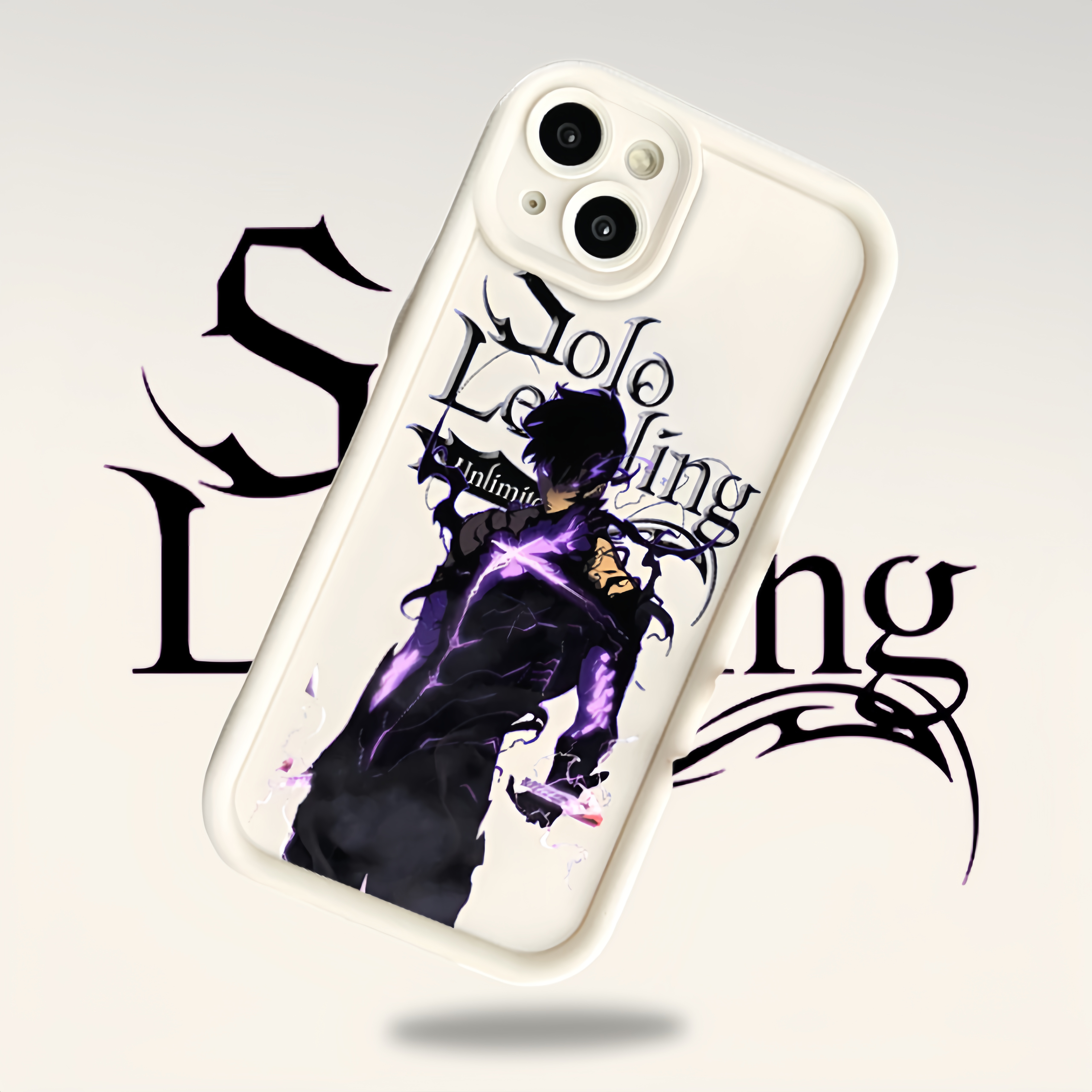 Solo Leveling For Apple iPhone 15 14 13 Pro Max Plus Soft Eye Ladder Phone Case