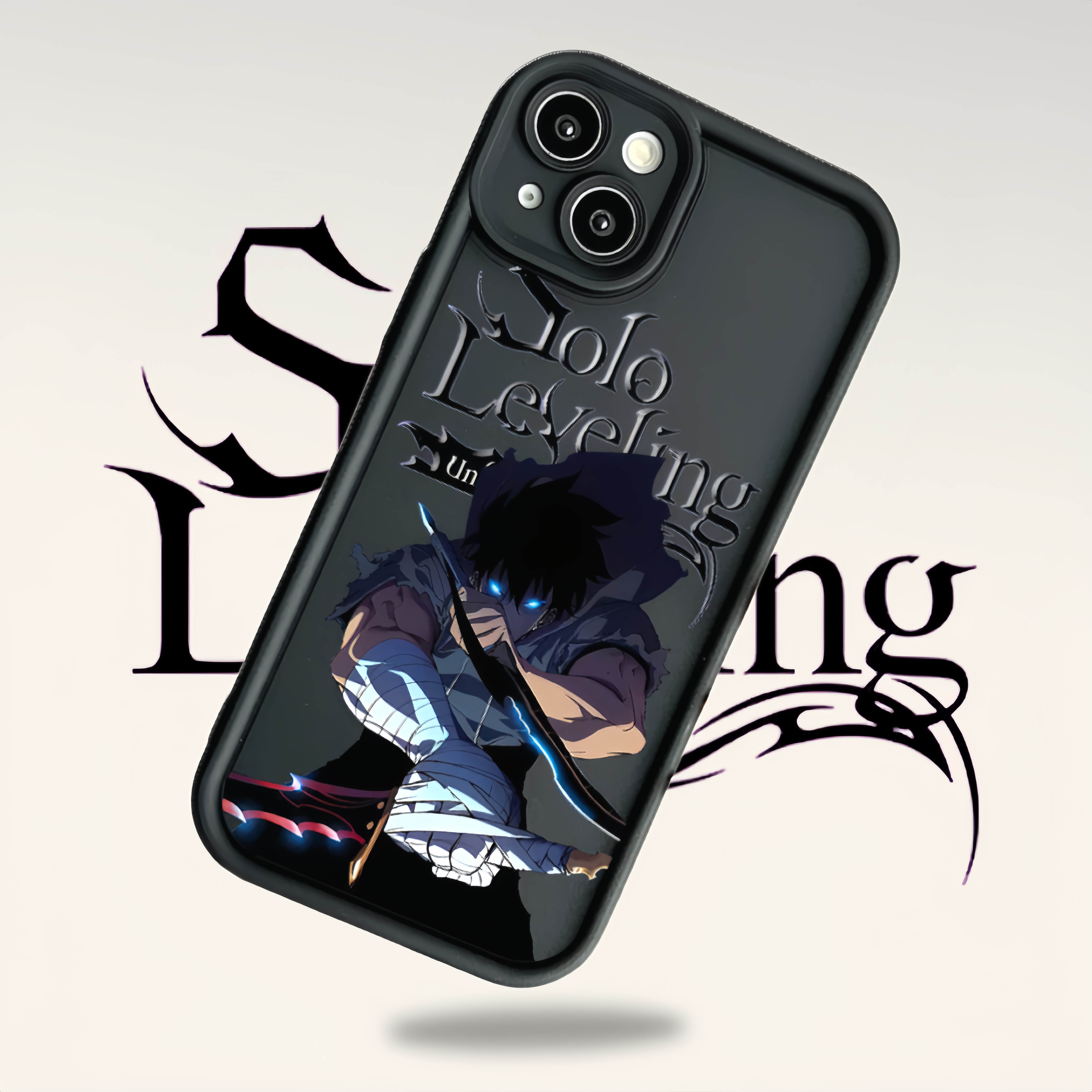 Solo Leveling For Apple iPhone 15 14 13 Pro Max Plus Soft Eye Ladder Phone Case