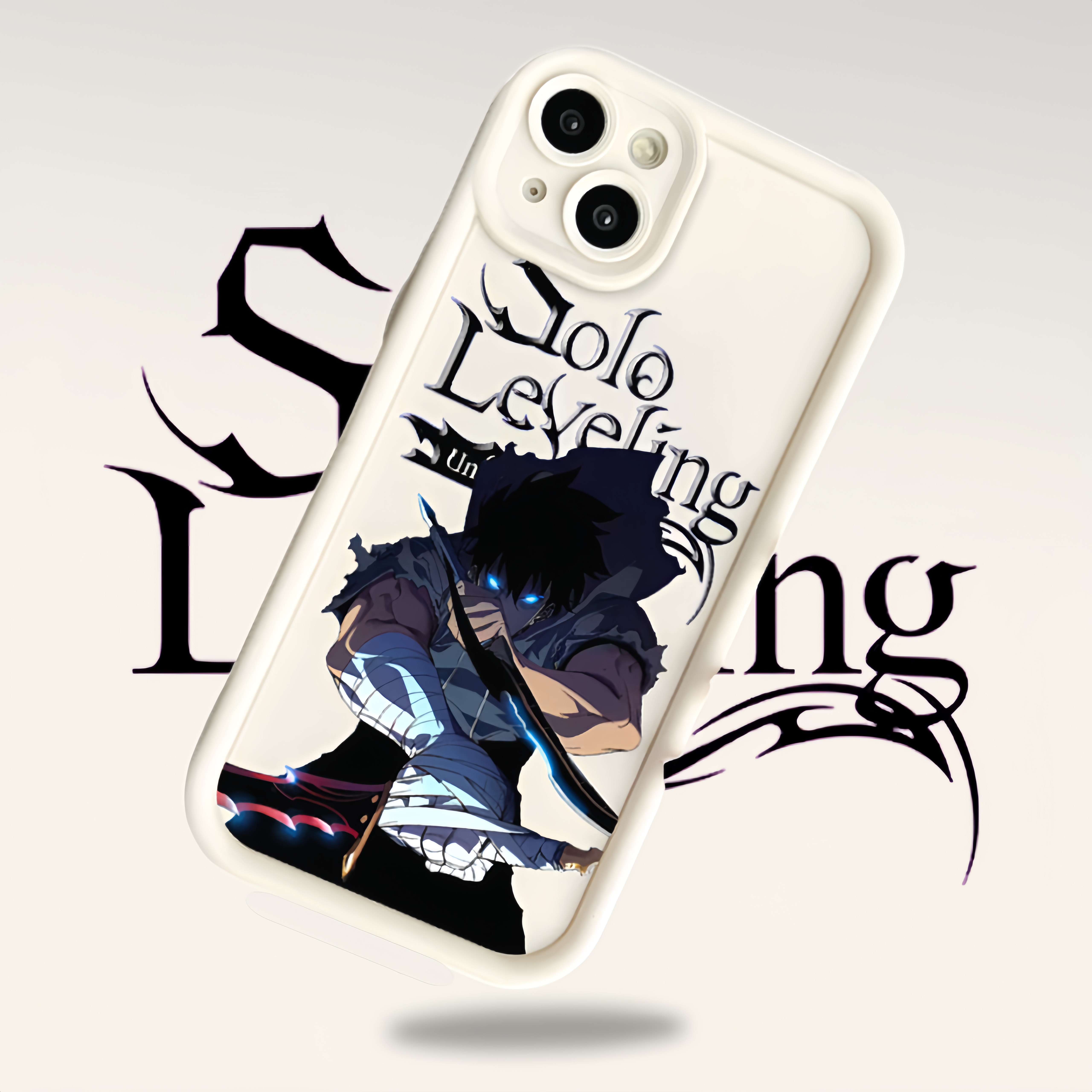 Solo Leveling For Apple iPhone 15 14 13 Pro Max Plus Soft Eye Ladder Phone Case