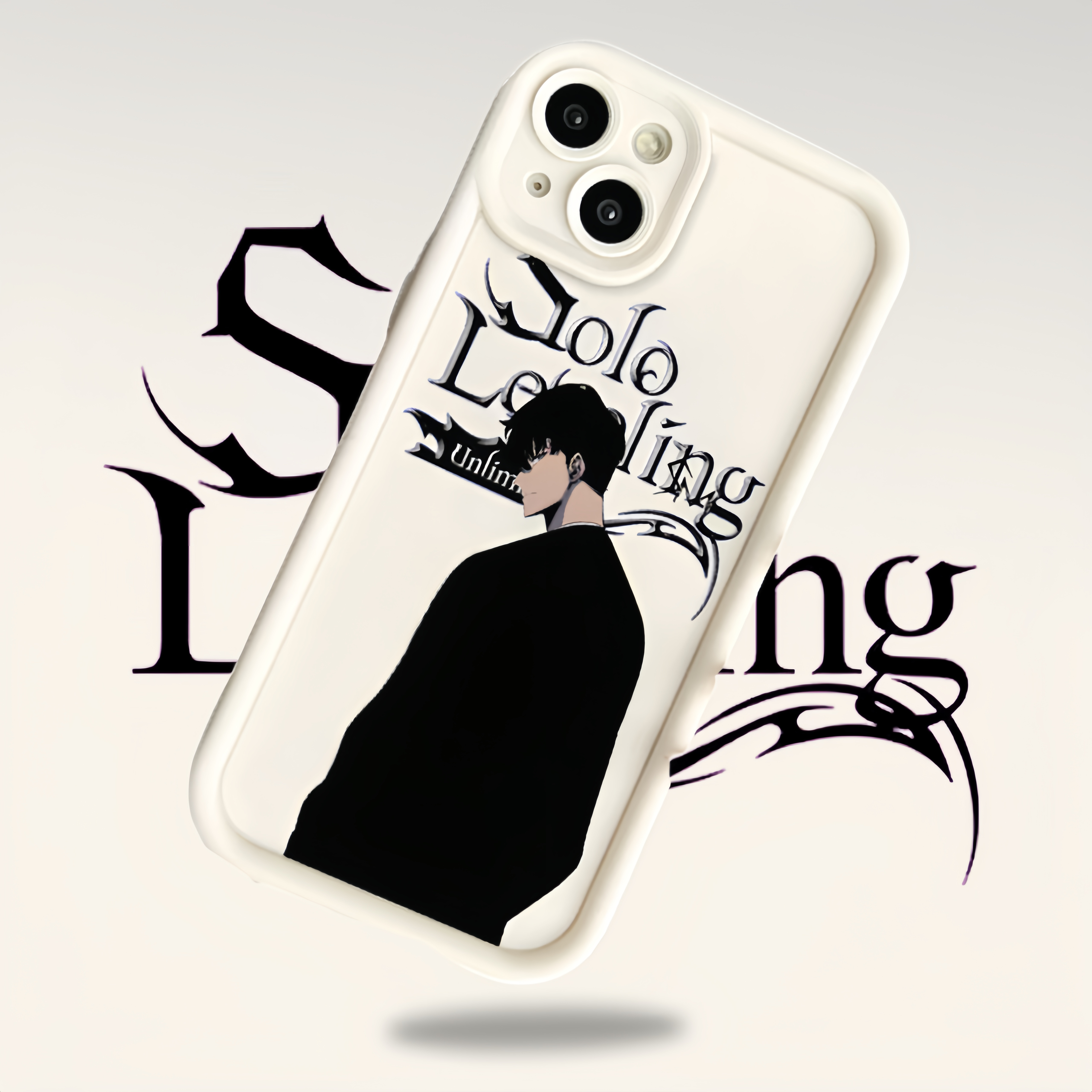 Solo Leveling For Apple iPhone 15 14 13 Pro Max Plus Soft Eye Ladder Phone Case