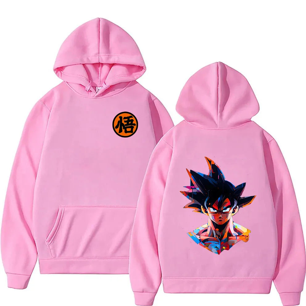 Goku Back Printed Hoodie