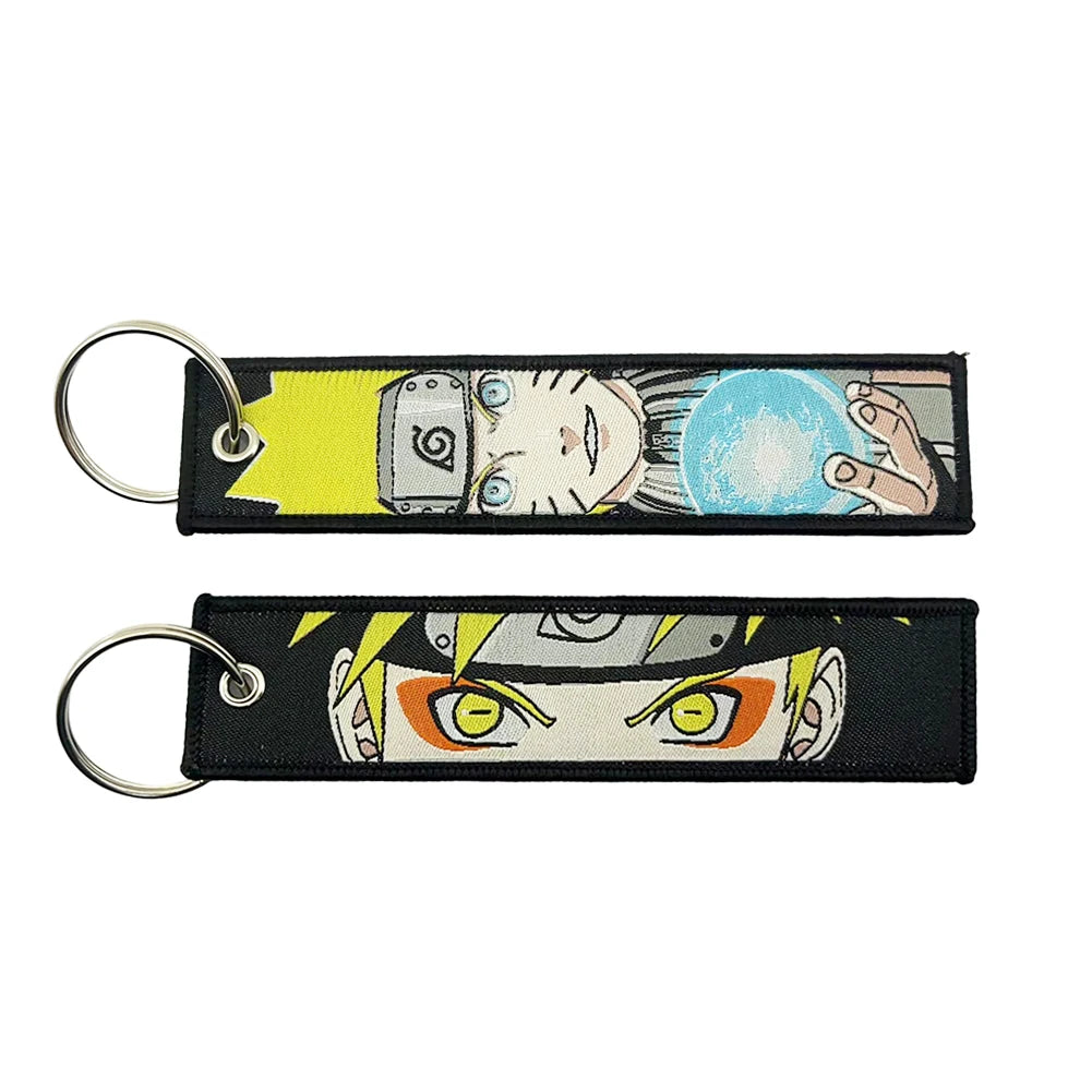 Naruto Embroidery Keychains