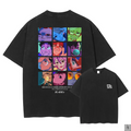 Camiseta de anime Dandadan, ropa de calle vintage