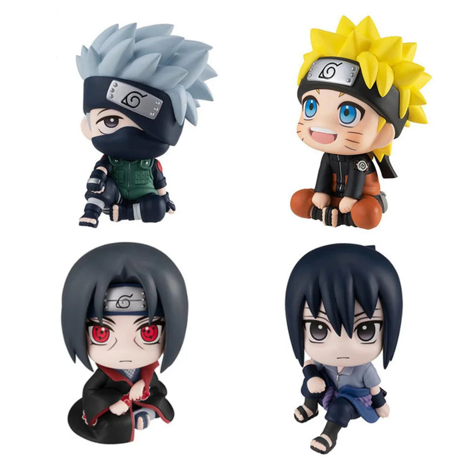 9.5cm Uzumaki Naruto Kakashi Sasuke Itachi Kawaii Action Figure