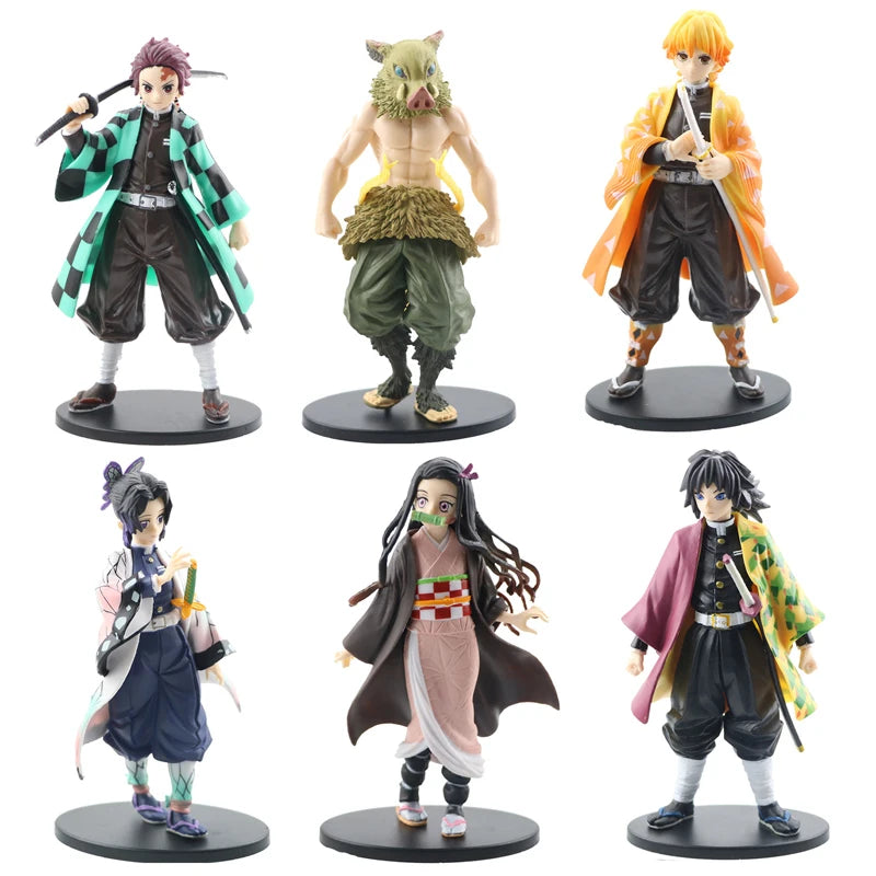 15-18cm-Demon Slayer: Kimetsu no Yaiba Action Figure