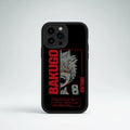 Katsuki Bakugo iPhone Case – Black Matte Anime Hard Cover with Shockproof Protection