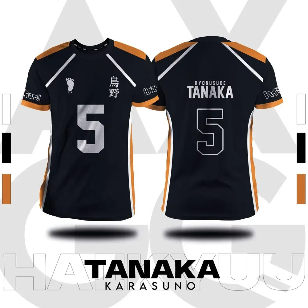 Haikyuu Jersey Summer Short Sleeve T-Shirt