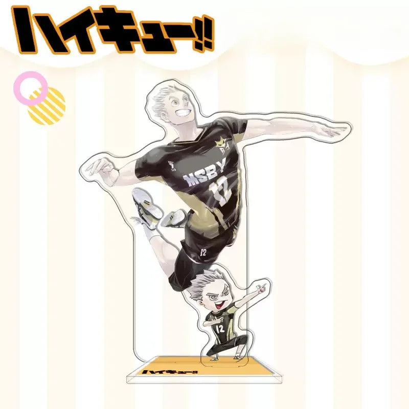 Haikyuu!! Double insertion Acrylic Stand Desktop Plate Stand Model