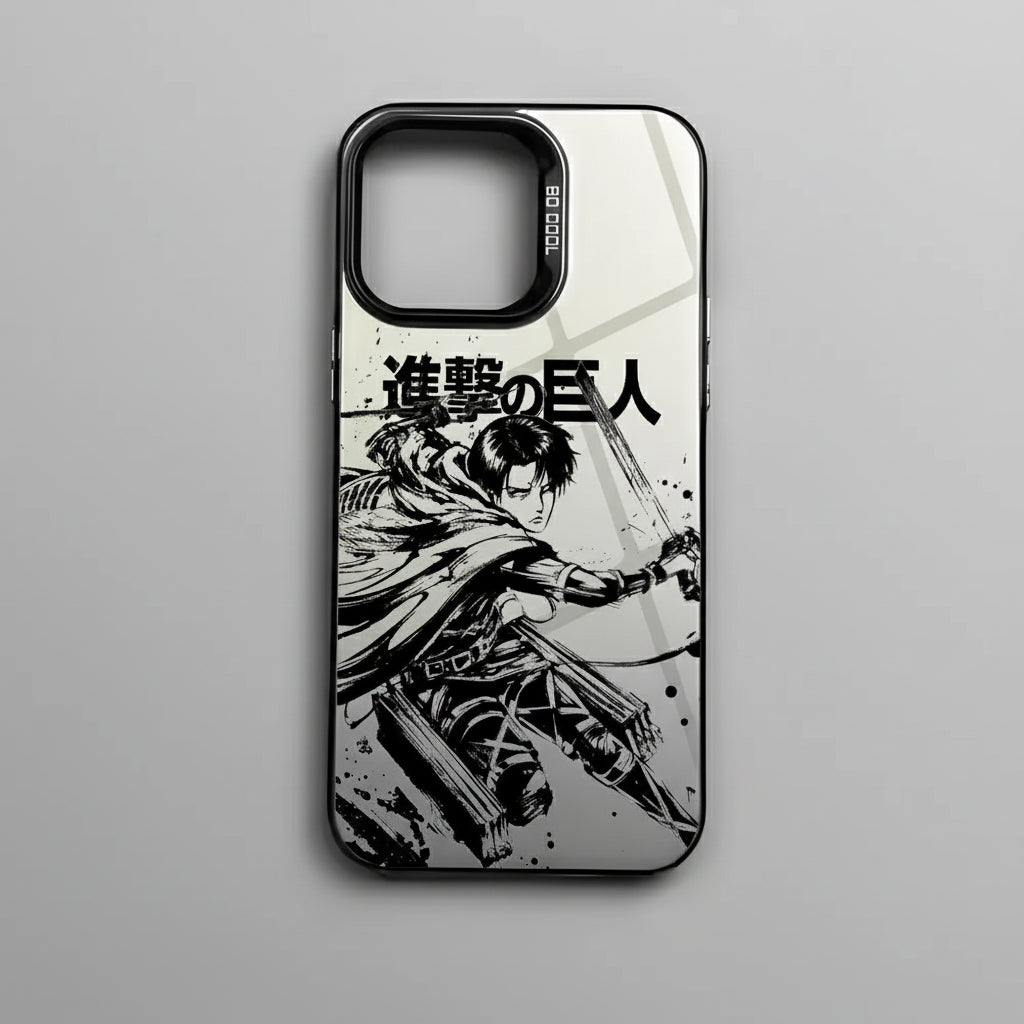 Levi Ackerman Phone Case For iPhone Colorful Gradient Soft TPU Back Cover