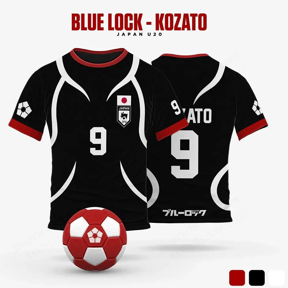 Blue Lock 3d Print Oversized Short Sleeve T shirt Breathable
