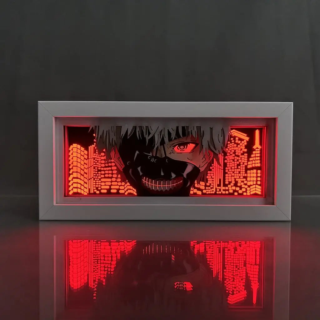 Kaneki Ken Bedroom Night Light 3D LED Light Box Room Decoration