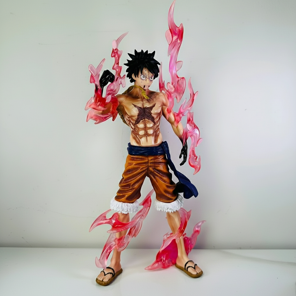 One Piece Monkey D. Luffy Flowing Cherry Action Figures PVC Model