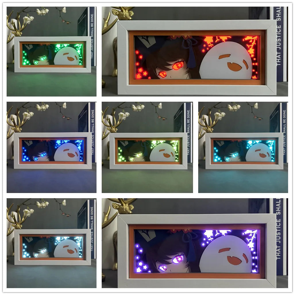Genshin Impact Bedroom Room Night Light Box