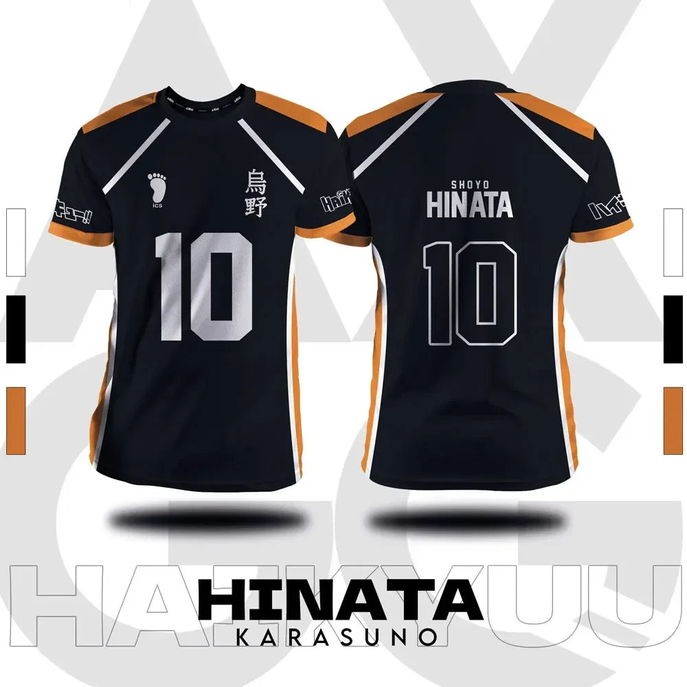 Haikyuu Jersey Summer Short Sleeve T-Shirt