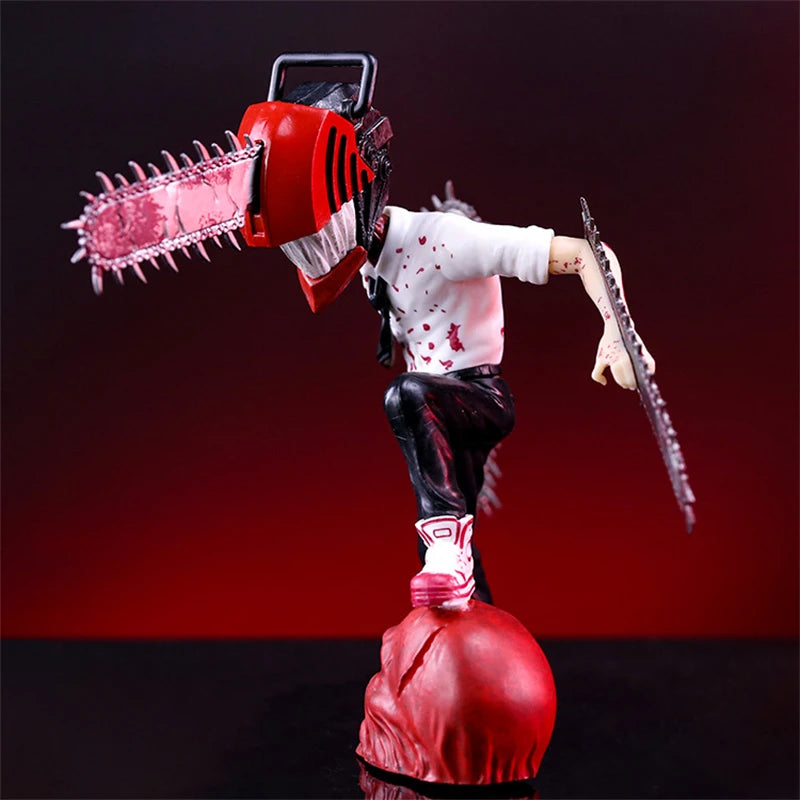 17cm Chainsaw Man Denji Figure PVC Statue Anime Action Figurine