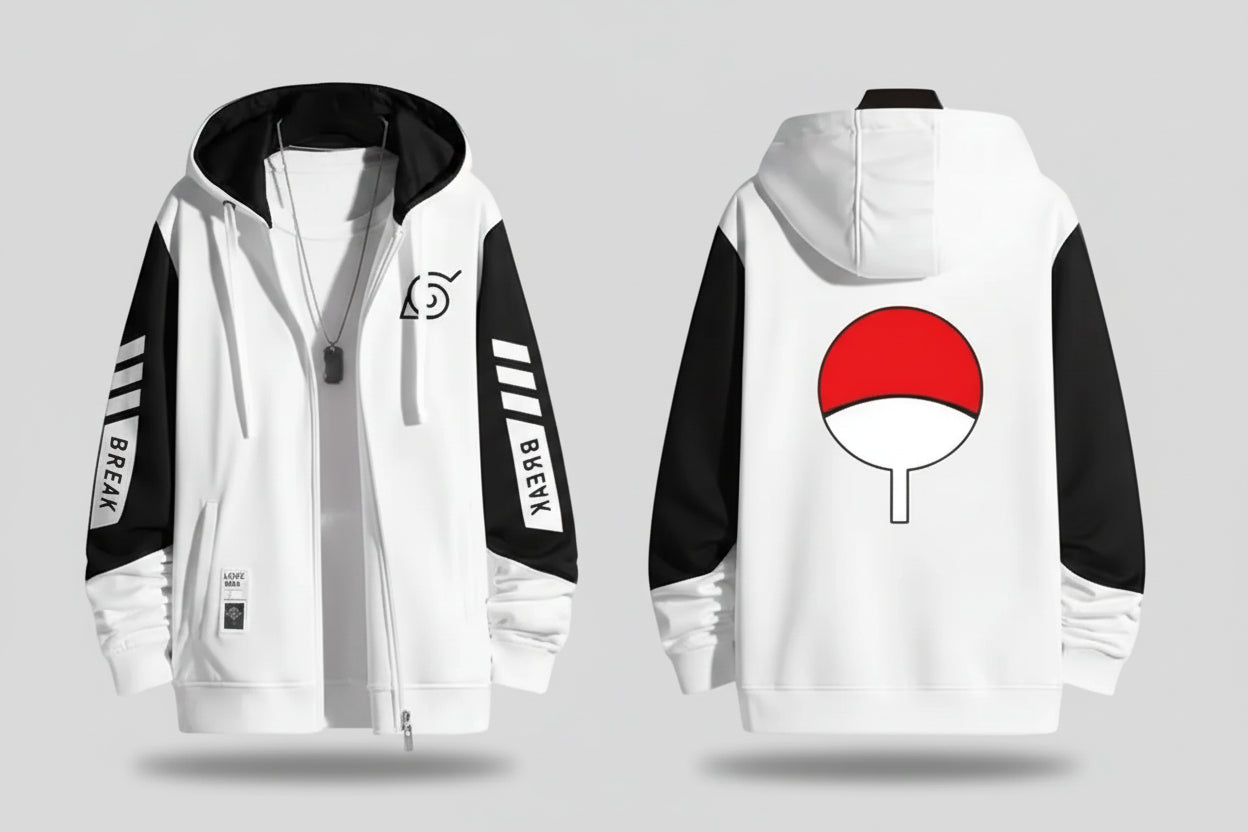 Naruto Uchiha Clan Cloak Jacket
