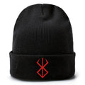 Berserk Logo Print Beanie | Unisex Woolen Skullies for Winter Outdoor Wear