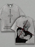 Gojo Satoru T-Shirt | Jujutsu Kaisen Retro Washed Graphic Tee