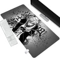 Alfombrilla de ratón con diseño de anime japonés Blue Lock Nagi Seishiro, alfombrilla para teclado de PC Gamer, alfombrilla XXL en blanco y negro, alfombrilla para ratón, alfombrilla para escritorio para juegos de ordenador portátil