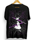Solo Leveling Sung Jinwoo Black Graphic Oversized Vintage T-Shirt