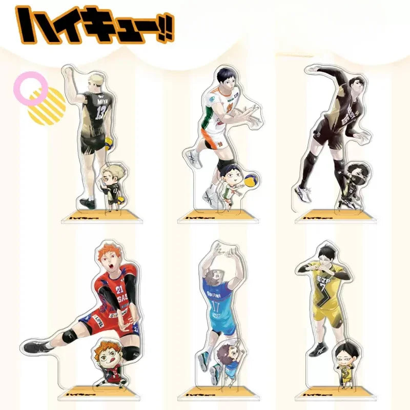 Haikyuu!! Double insertion Acrylic Stand Desktop Plate Stand Model