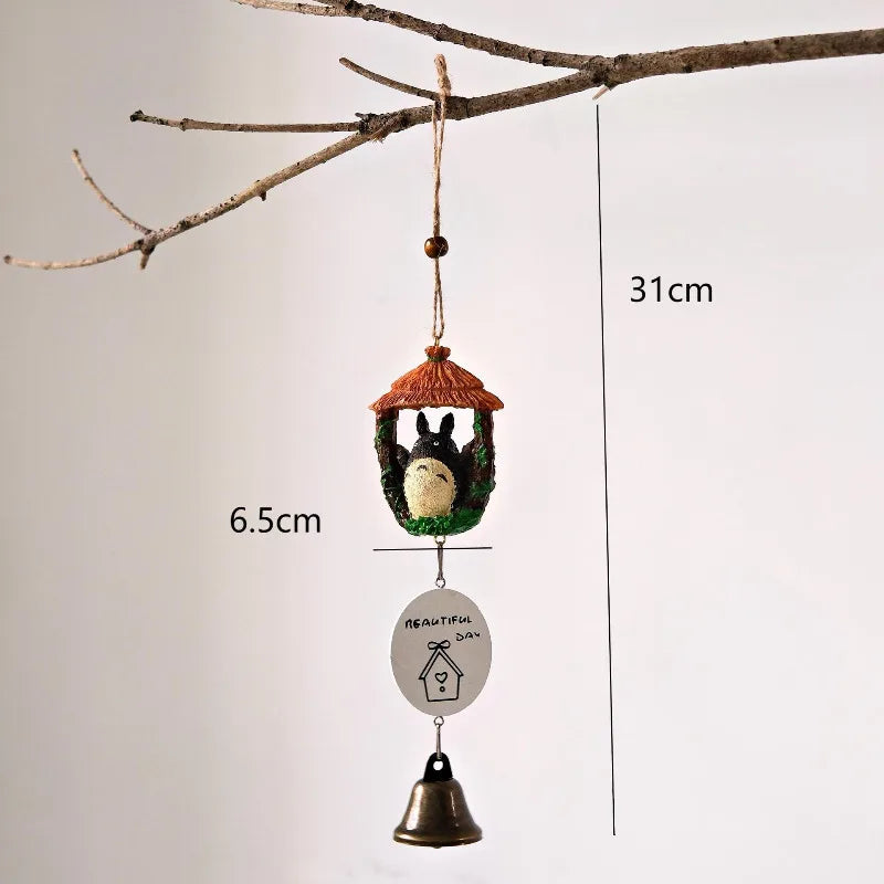 My Neighbor Totoro Wind Chime Resin Hanging Bell & Creative Home Decor and Wall Ornament
