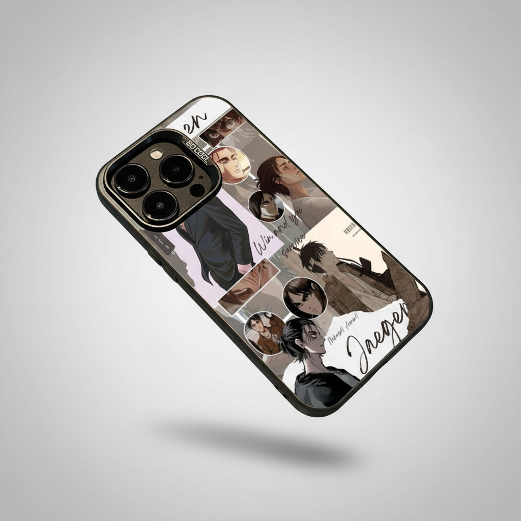 Attack on Titan Phone Case For iPhone 16 15 14 Pro Max Shockproof Back Cover