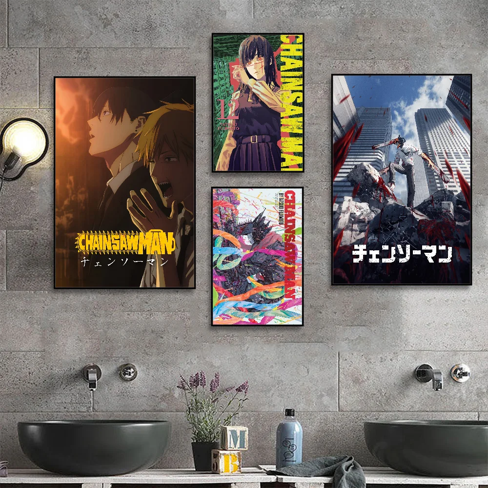 Chainsaw Man Poster Classic Vintage Posters Wall Decor
