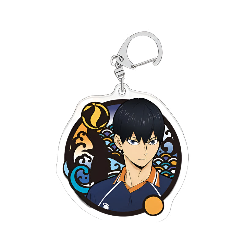 Haikyuu Acrylic Keychain Fashion Backpack  Hanging Keychain
