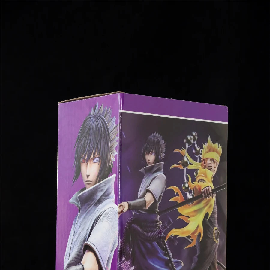 38cm Naruto Sasuke Figurine Gk Action Figures Model PVC Statue Collectible Figurine