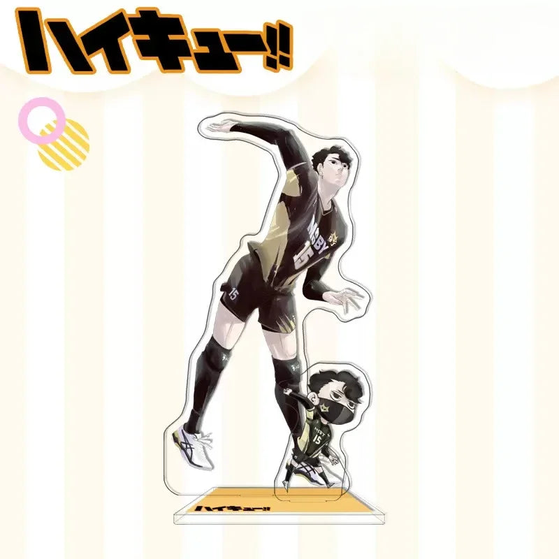 Haikyuu!! Double insertion Acrylic Stand Desktop Plate Stand Model