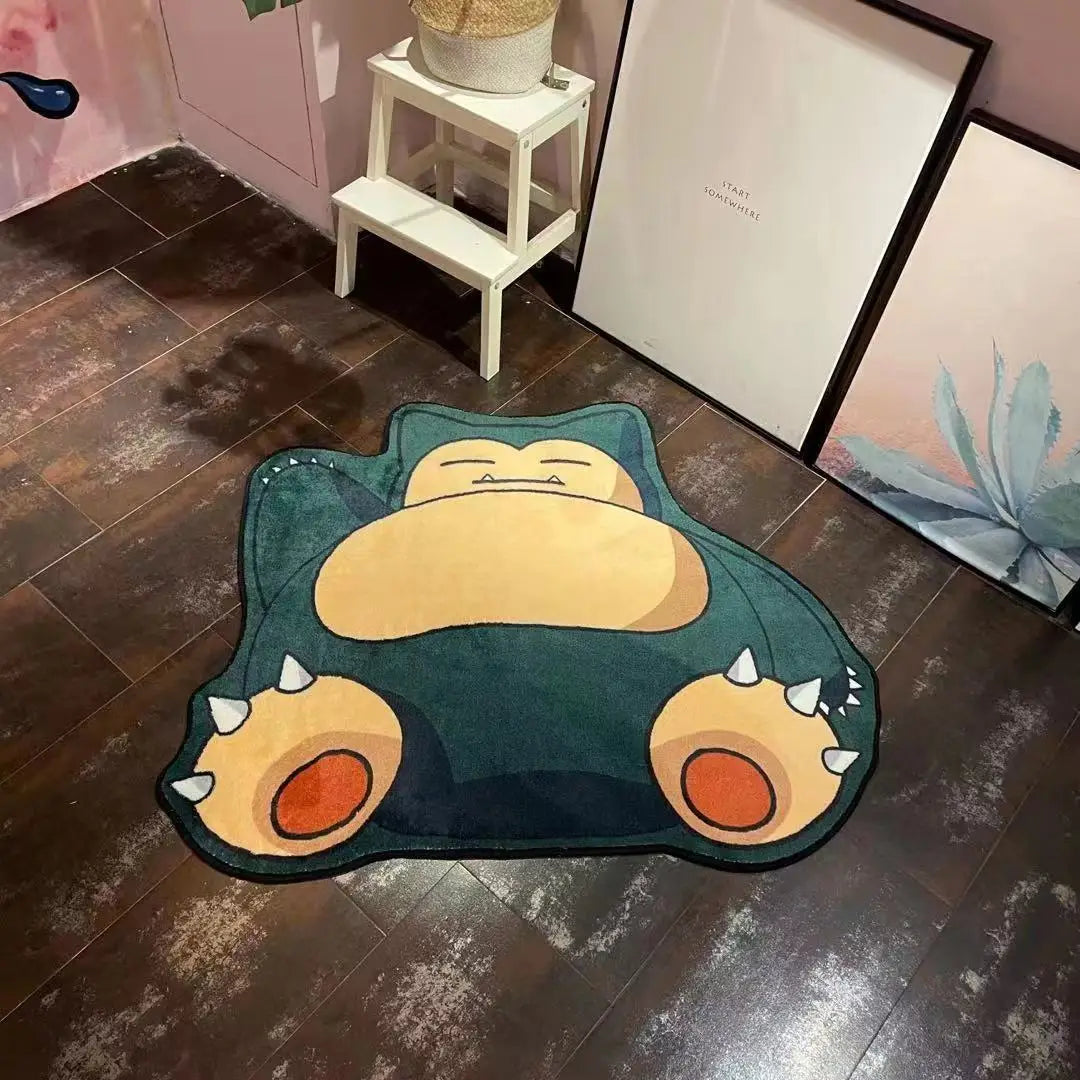 Pokémon Plush Area Rug - Non-Slip Anime Floor Mat for Living Room & Bedroom Decor