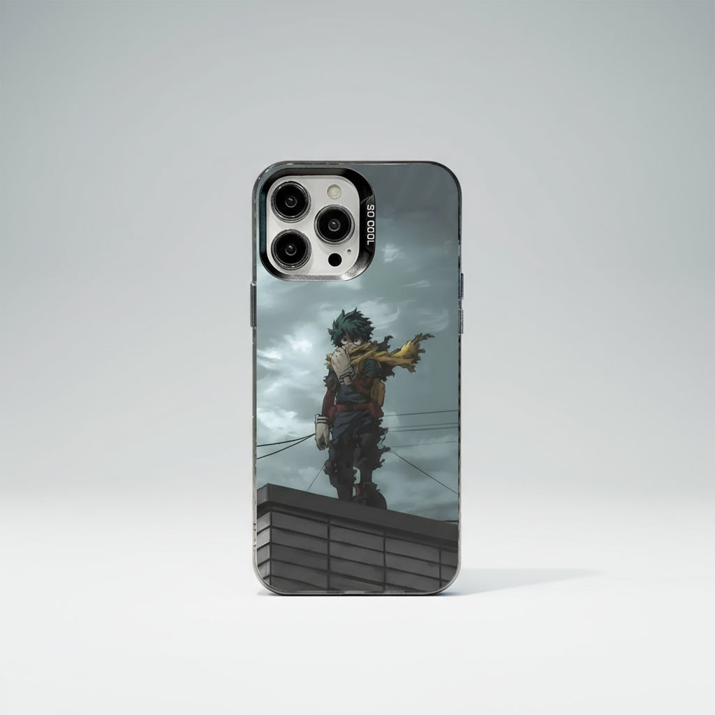 Deku Phone Case For iPhone 16,15,14,13,12,11 Pro,Max,Plus,Mini,SE Anti Fall Black Matte Hard phone case