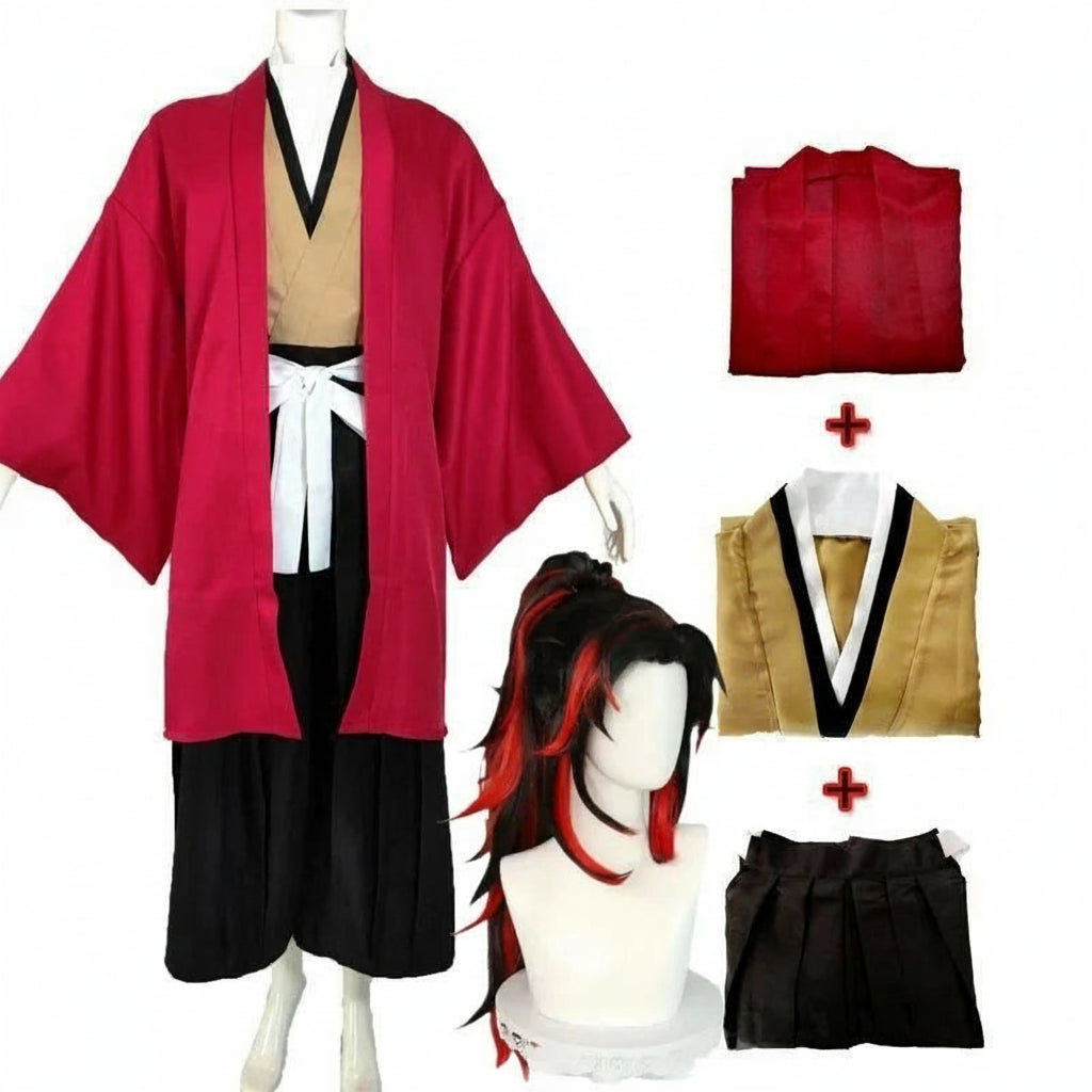 Tsugikuni Yoriichi Cosplay Set – Kimetsu no Yaiba: Tsugikuni Yoriichi Full Cosplay Outfit