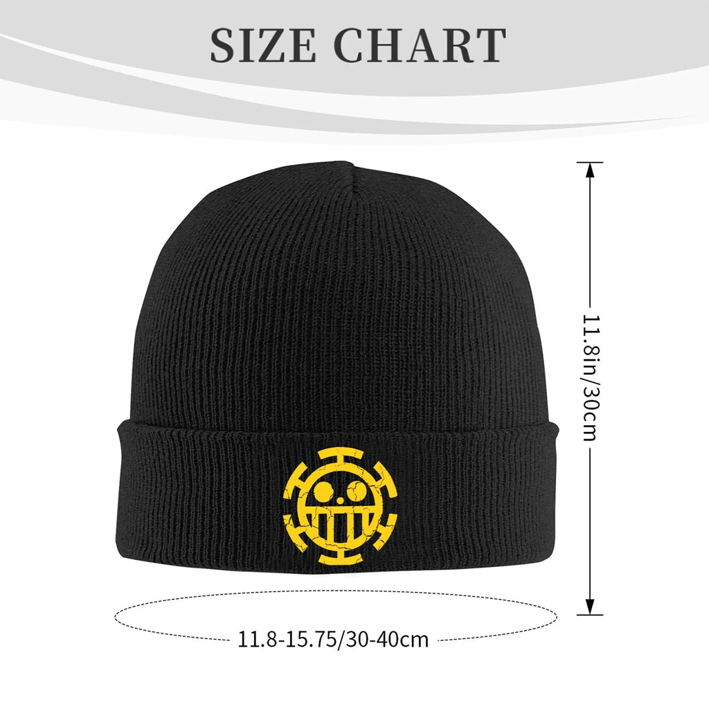 Trafalgar D. Law One Piece Beanie | Unisex Acrylic Knitted Winter Skullies