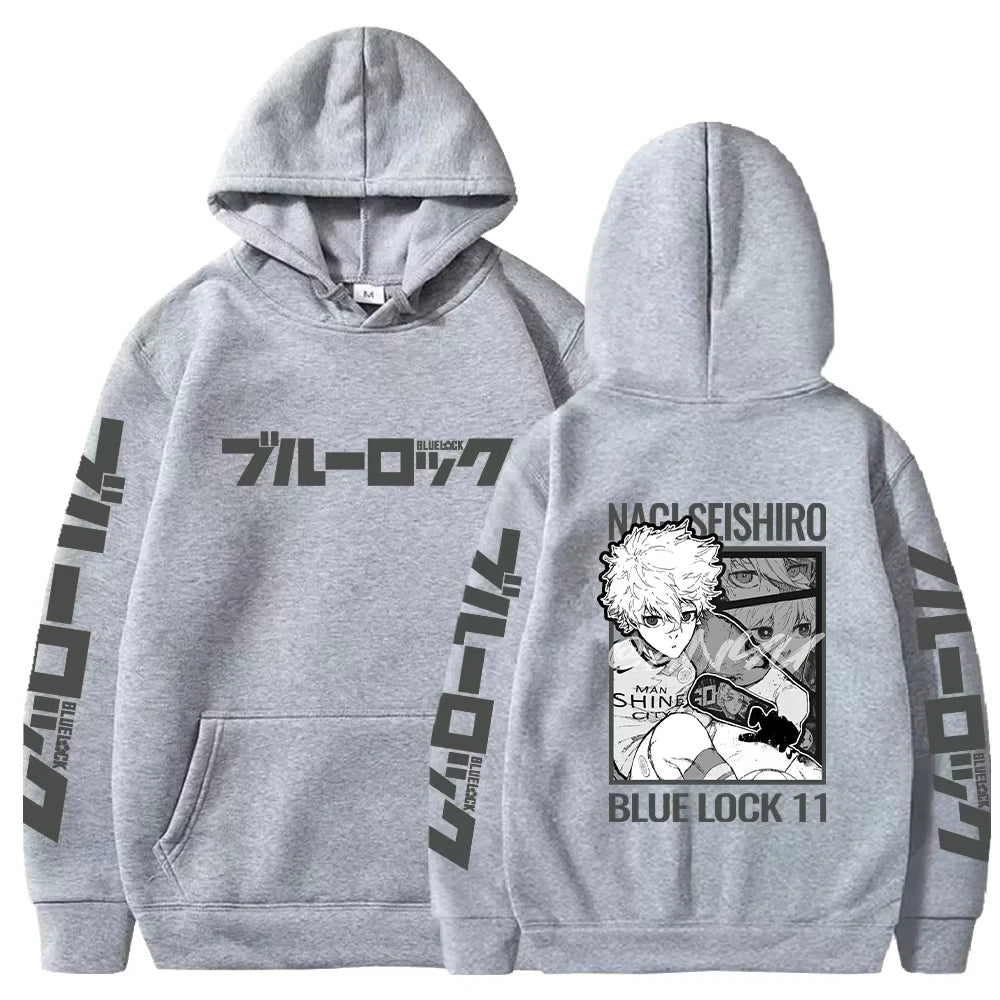 Nagi Seishiro Print Pullover Men Women Sweatshirts Comfortable Streetwear Hoodie