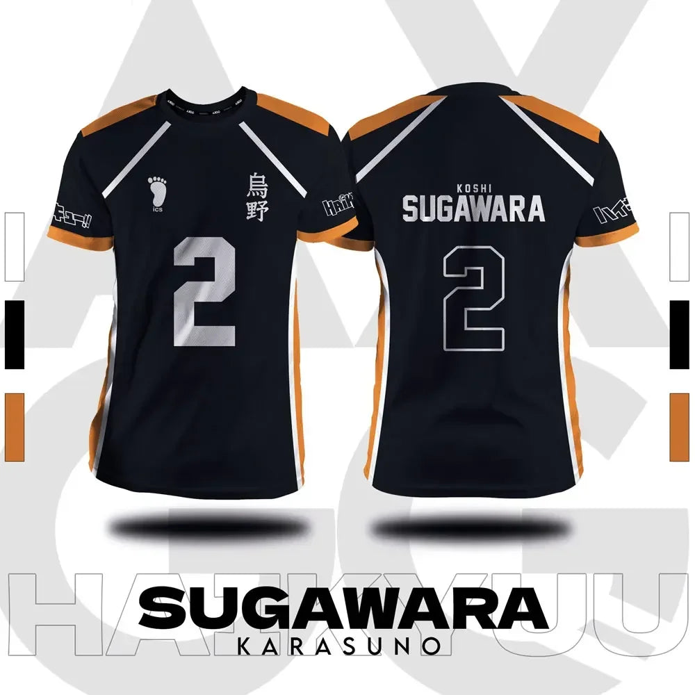 Haikyuu Jersey Summer Short Sleeve T-Shirt