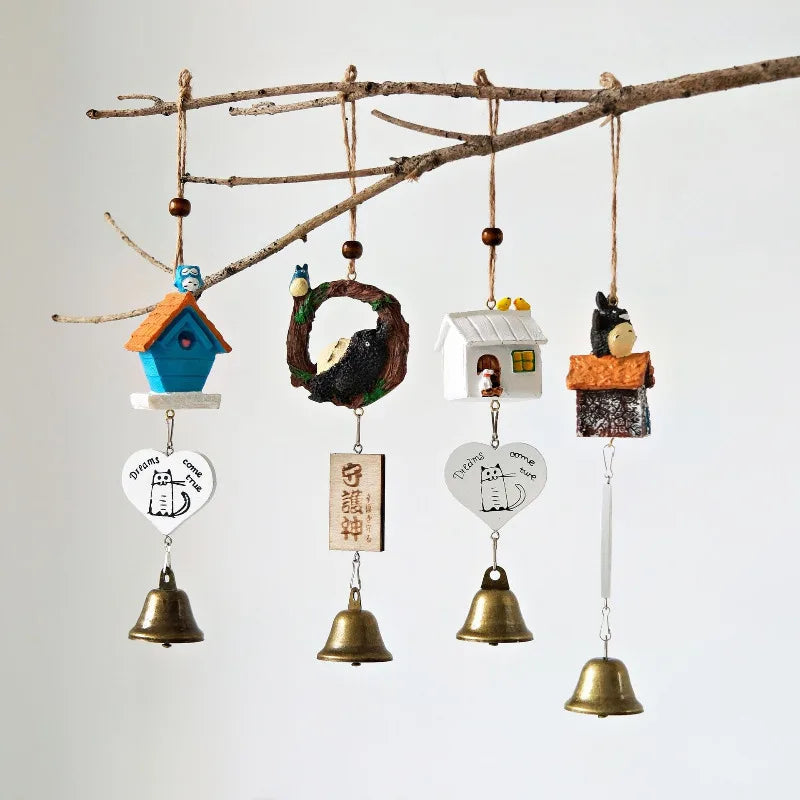 My Neighbor Totoro Wind Chime Resin Hanging Bell & Creative Home Decor and Wall Ornament