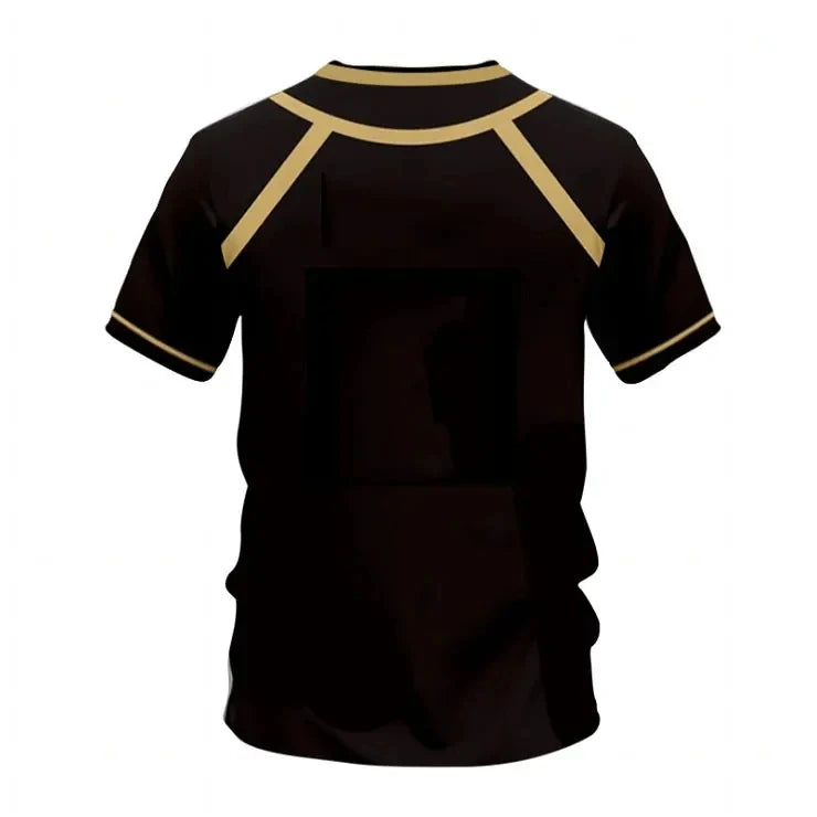 Blue Lock Bastard München Futsal Jersey Replica - Summer 3D Print Sport T-Shirt