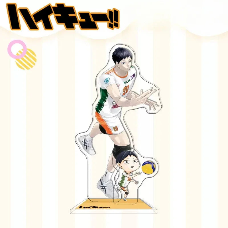Haikyuu!! Double insertion Acrylic Stand Desktop Plate Stand Model
