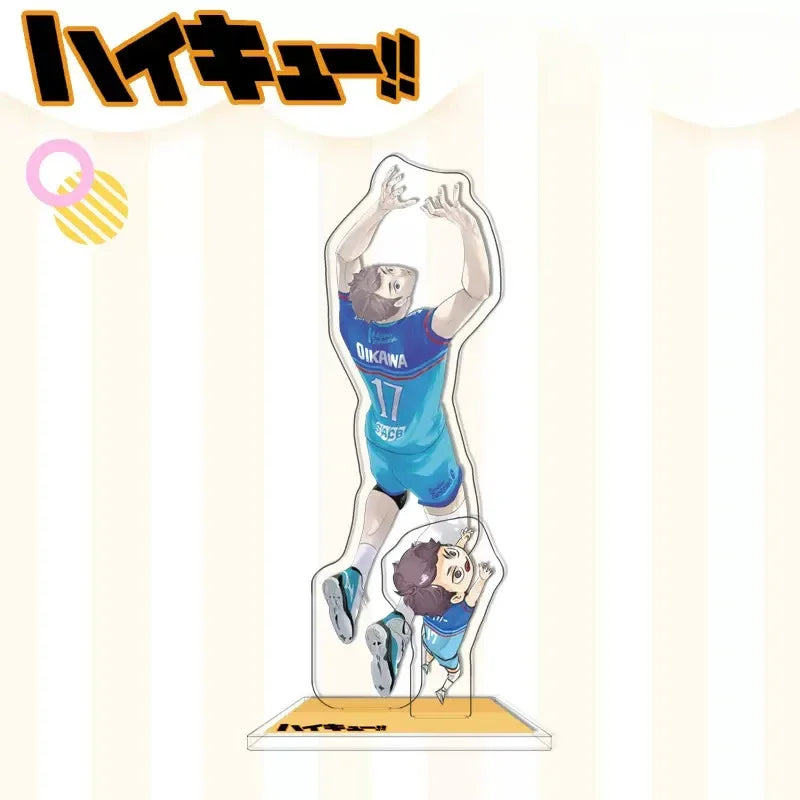 Haikyuu!! Double insertion Acrylic Stand Desktop Plate Stand Model