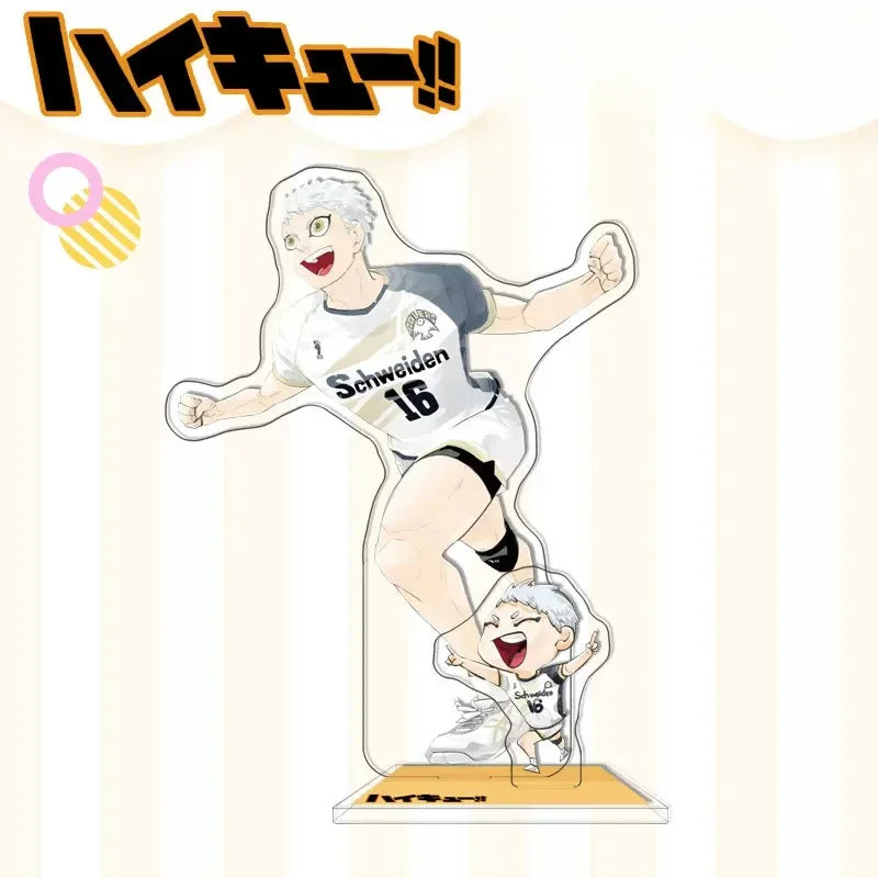 Haikyuu!! Double insertion Acrylic Stand Desktop Plate Stand Model