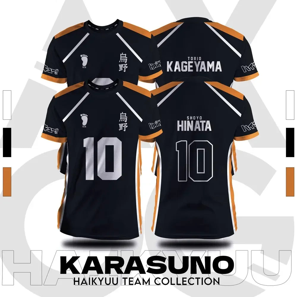 Haikyuu Jersey Summer Short Sleeve T-Shirt