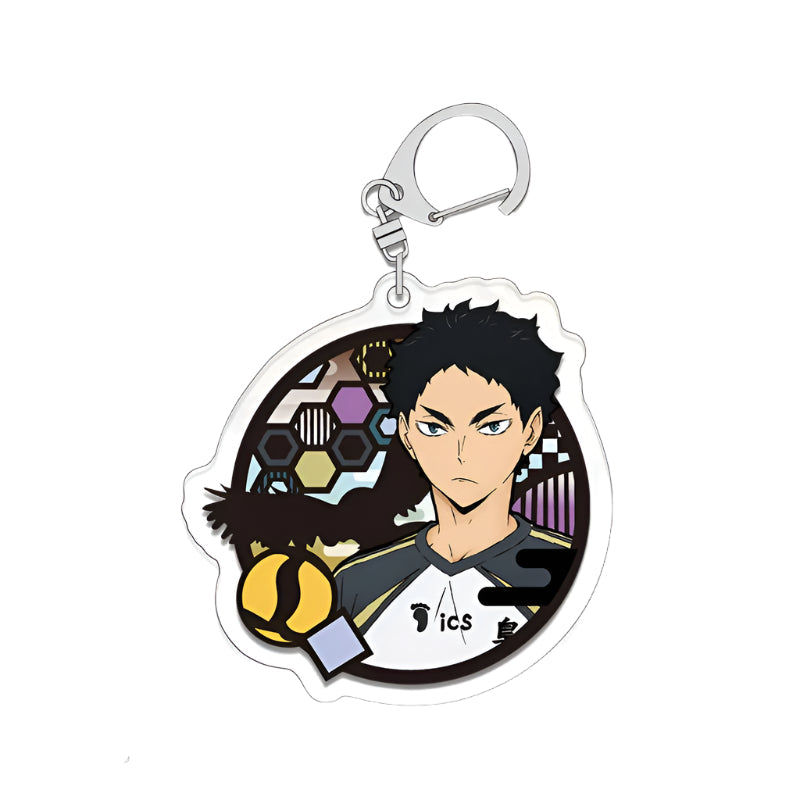 Haikyuu Acrylic Keychain Fashion Backpack  Hanging Keychain