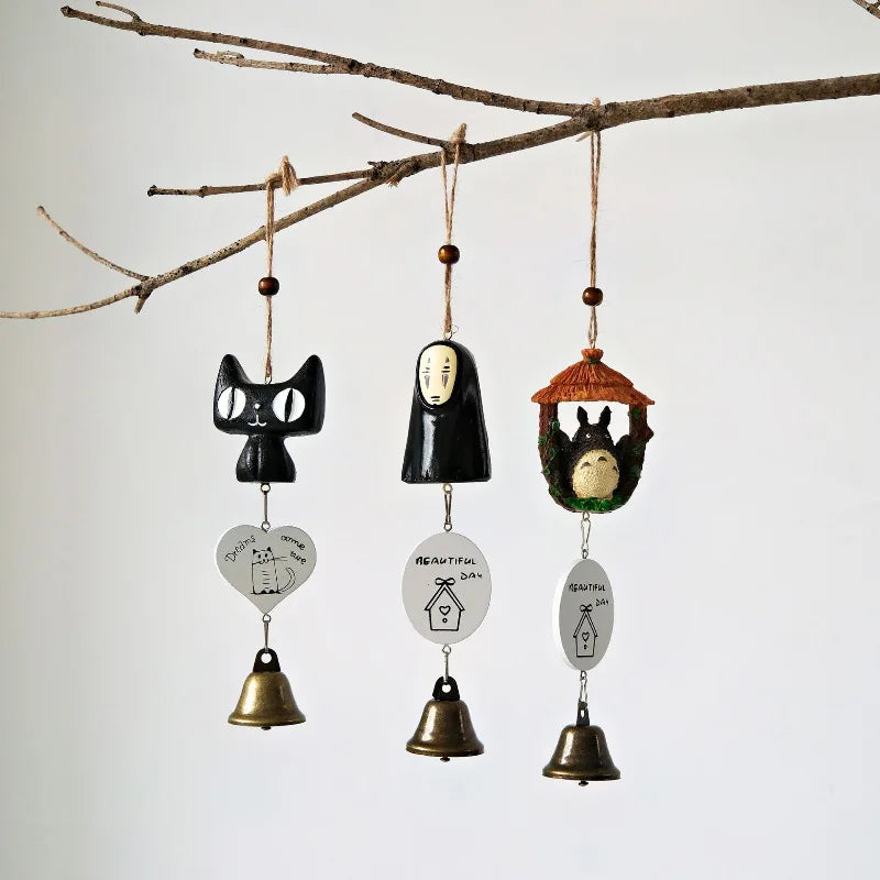 My Neighbor Totoro Wind Chime Resin Hanging Bell & Creative Home Decor and Wall Ornament