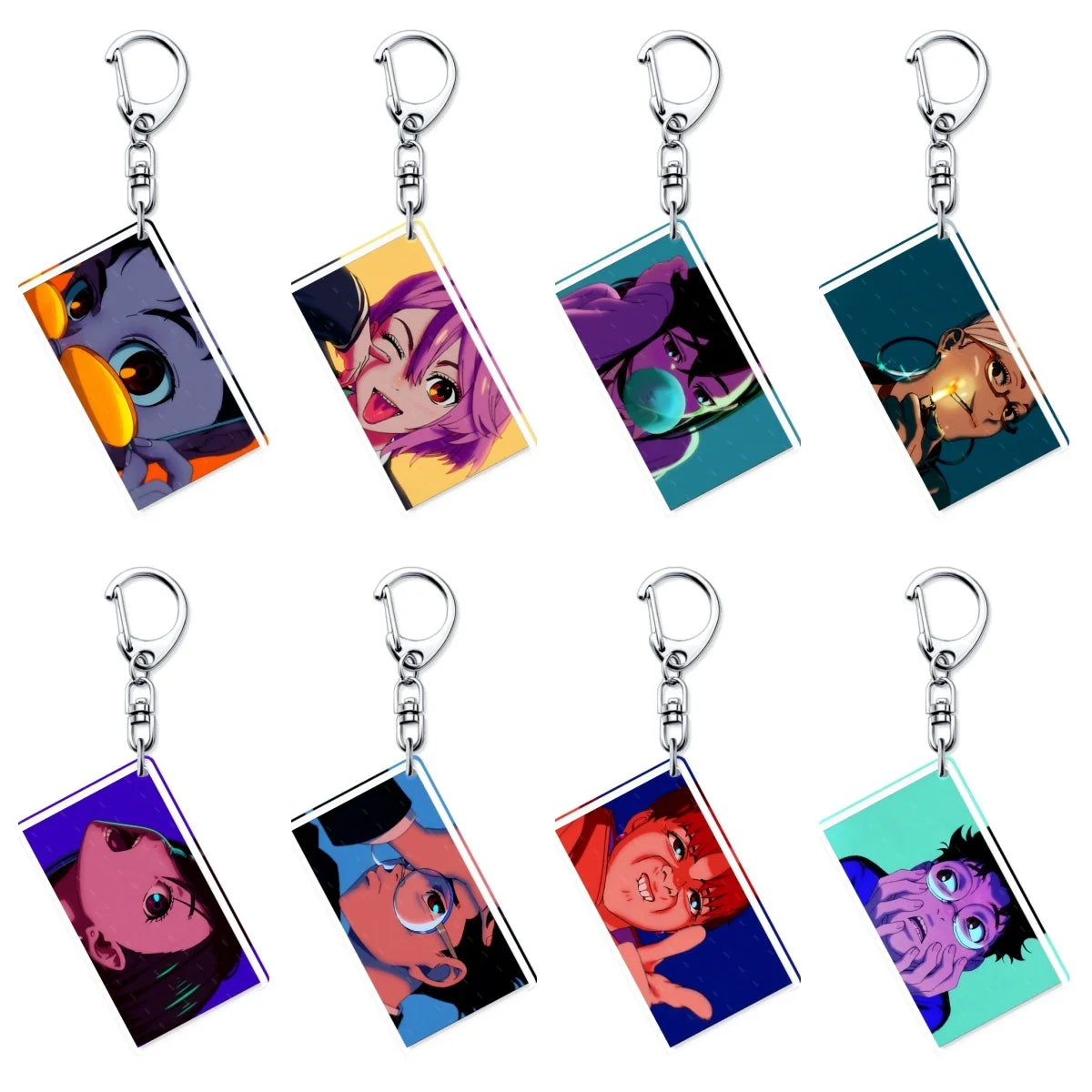 Dandadan Action Acrylic Classic Keychain