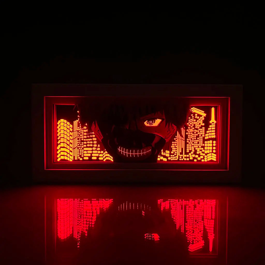 Kaneki Ken Bedroom Night Light 3D LED Light Box Room Decoration