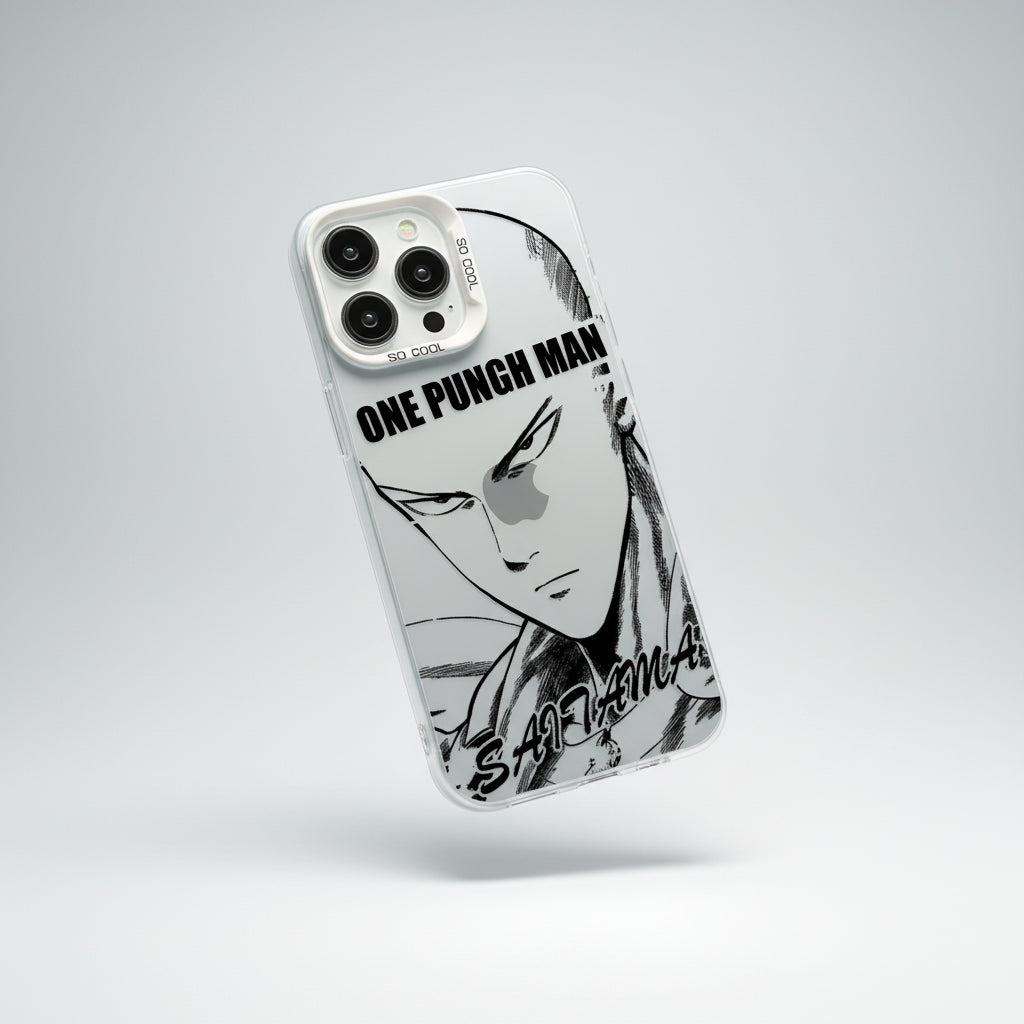 One Punch Man Phone Case For iPhone 17 16 15 14 13 12 11 mini Pro Max Air Plus Anti Fall Matte phone case