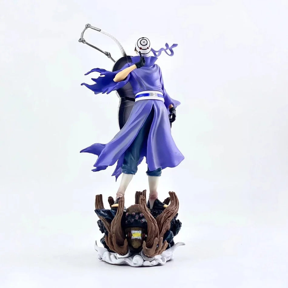 22cm Uchiha Obito Action Figures double headed Statue PVC Collection Figurine