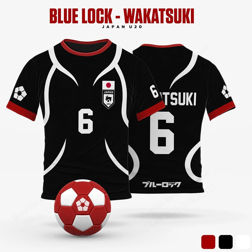 Blue Lock 3d Print Oversized Short Sleeve T shirt Breathable